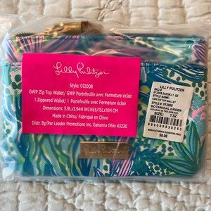 New Botanical Green Holiday in the sun zip wallet.